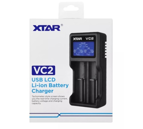 Xtar VC2 İkili Li-ion Pil Şarj Cihazı