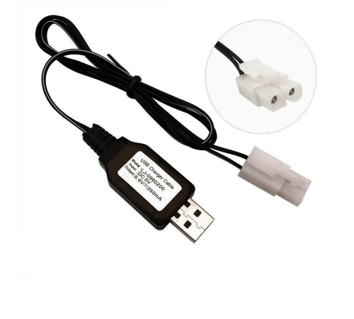 Sertec 9.6V NI-CD / NI-MH Oyuncak Bataryası USB Şarj Kablosu