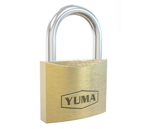 Yuma Türk Malı Pirinç Kısa Asma Kilit 40 mm
