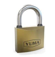 Yuma Sarı Kaplama Döküm Kısa Asma Kilit 63mm