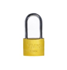 YMK Eko Sarı Boyalı Uzun Kancalı Asma Kilit 25mm