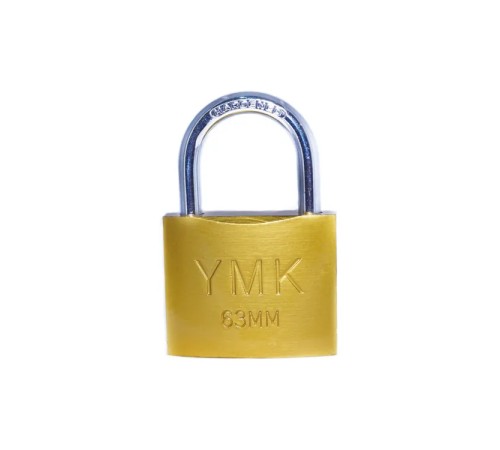 YMK Eko Sarı Boyalı Kısa Kancalı Asma Kilit 25mm
