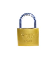 YMK Eko Sarı Boyalı Kısa Kancalı Asma Kilit 50mm