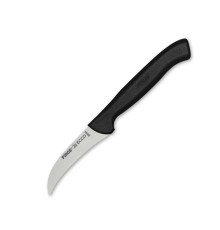 Pirge 38044 Ecco Kıvrık Eğri Sebze Dekor Bıçağı 7,5 cm - Siyah