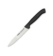 Pirge 38049 Ecco Tırtıklı Sebze, Et, Biftek Steak Bıçağı 12 cm - Siyah