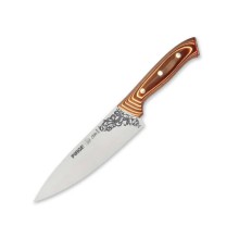 Pirge 32160 Elite Şef Bıçağı 19 cm - Perçinli Kahverengi Kompozit Sap