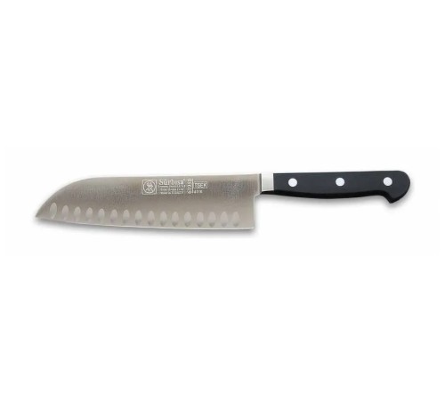 Sürbısa 61950 - Sıcak Dövme Oluklu Santoku Şef Bıçağı 18 cm