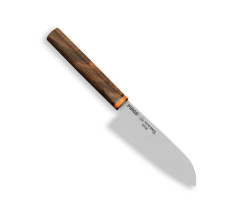 Pirge 12105 Titan East Santoku Şef Bıçağı 16 cm - Ceviz Sap