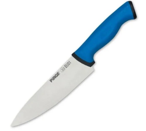 Pirge 34161 Duo Şef Bıçağı 21 cm - Mavi Kaymaz Sap
