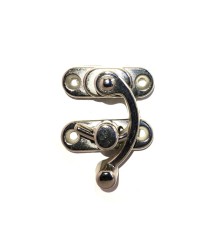 Yay Gözü, Ahşap Kutu Klipsi - Küçük 28x33 mm, Nikel, 100 Adet