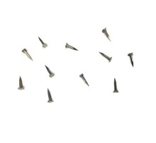 Klips, Menteşe, Ayağı Çivisi  7mm Çelik - Nikel 100gr