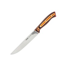 Pirge 32050 Elite Mutfak, Ekmek Bıçağı 15,5 cm - Kahverengi Perçinli Kompozit Sap
