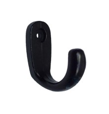 Büyük Tekli Fincan Askı, Dekor Askısı - Siyah, 12x23x30 mm