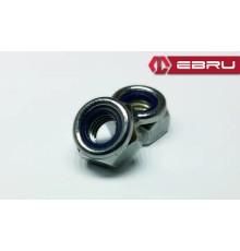 Ebru Altıköşe Fiberli Somun M6 - 100 Adet