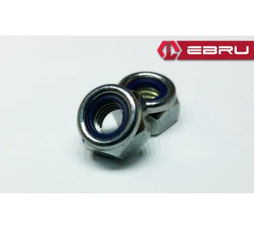 Ebru Altıköşe Fiberli Somun M10 - 100 Adet