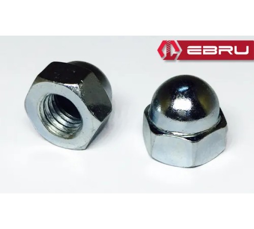 Ebru Altıköşe Kör Somun M6 - 100 Adet