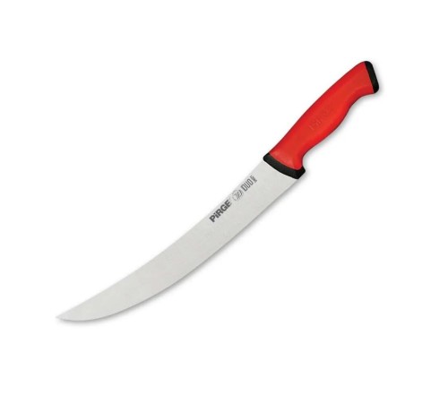 Pirge 34621 Duo Kıvrık Nusret Tip Et Doğrama, Kesme, Dilimleme, Trimleme Bıçağı 21 cm - Kaymaz Sap