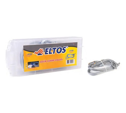 Eltos Çelik Çekme Halatı 6-8 mm 3,5 mt
