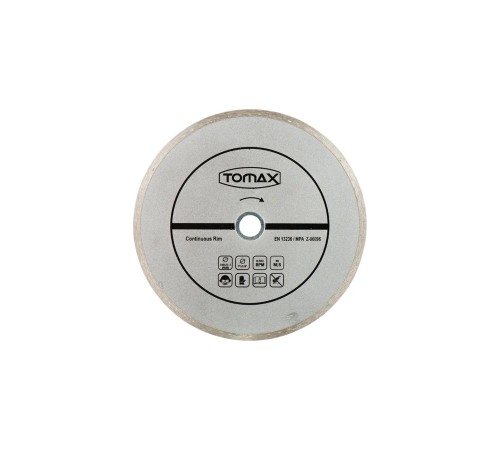Tomax Sürekli Elmas Fayans Kesici Disk - 180x2,2x22
