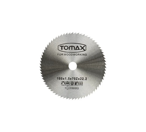 Tomax Ağaç Daire Testeresi (Elmassız) 115x1,2 Diş 80z