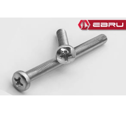 Ebru Yuvarlak Yıldız Başlı YSB Civata M5x90 - 100 Adet