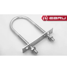 Ebru U Civata, Karşılık Demiri + Somunlu - M6x30 - 25 Set