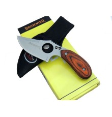 Browning 087 Yüzme Kamp Bıçak 16 cm - Ahşap Sap, Özel Kılıflı