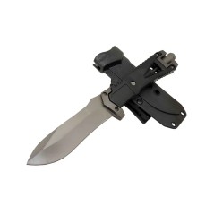 Zero Error Tactical 7 40 Siyah Outdoor Bıçak 27cm - Siyah Sap, Magnezyum Çubuklu, Kılıflı