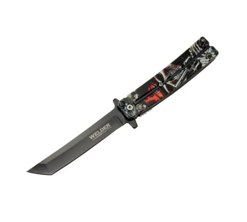 Welder Kelebek Çakı Tanto 22,5 cm , Kemerlikli