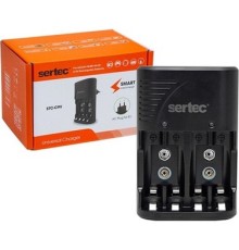 Sertec STC-C802 AA-AAA-9V Uyumlu 4lü Pil Şarj Aleti