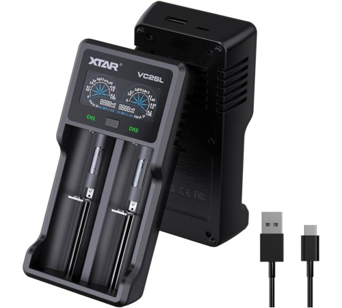 Xtar VC2SL İkili Li-ion / NI-CD / NI-MH Pil Şarj Cihazı