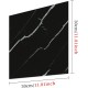 SİYAH MERMER DESENLİ ALÜMİNYUM PLASTİK DUVAR STİCKER (30*30)