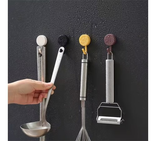 Kendinden Yapışkanlı Renkli Duvar Askısı (10LU SET)