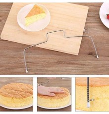 Paslanmaz Çelik Ayarlanabilir Pasta Dilimleyici – Çok Amaçlı Kesme Teli