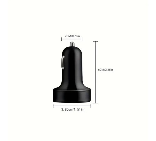 6 Portlu Hızlı Araç Şarj Cihazı – 4 USB + 2 Type-C Çıkışlı Dijital Göstergeli Oto Şarjı
