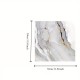 VİNİL BEYAZ MERMER DESENLİ ALÜMİNYUM PLASTİK DUVAR STİCKER (30X30)