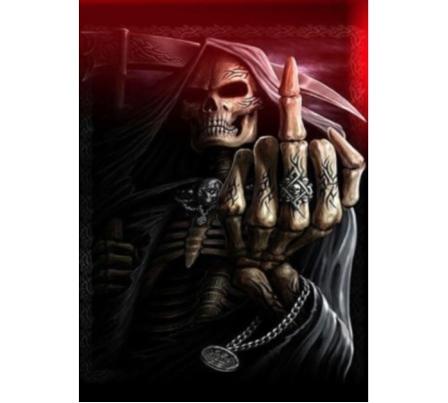 3 Boyutlu Resim  3 Farklı Resim Değişenli Halloween İskelet Tablosu 30x40 cm