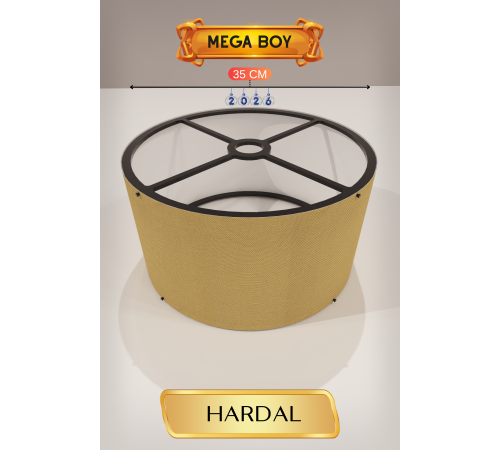 Hardal Lambader Başlığı 35 CM Mega Boy