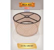 Antik Kiremit Lambader Başlığı 35 CM Mega Boy