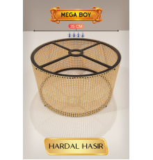 Hardal Hasır Lambader Başlığı 35 CM Mega Boy