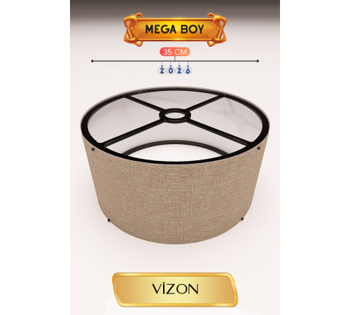 Vizon Lambader Başlığı 35 CM Mega Boy