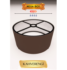 Kahverengi Lambader Başlığı 35 CM Mega Boy