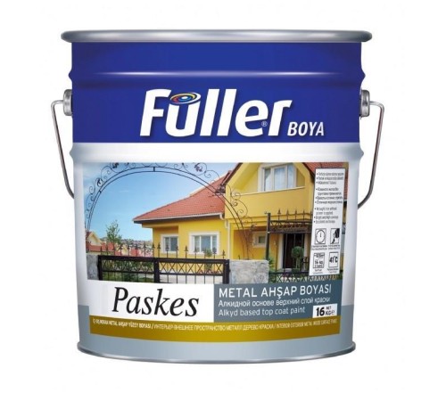 Paskes Sentetik Metal Boya 0,75 Kg Bayrak Kırmızı