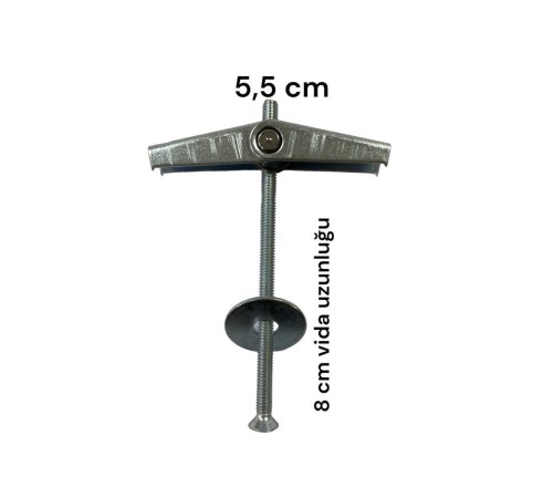 Alçıpan Askı Dübel Yaylı 12X80 5 Adet