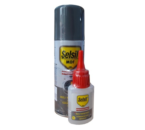 Selsil Hızlı Yapıştırıcı 200 ml + 50 gr Set
