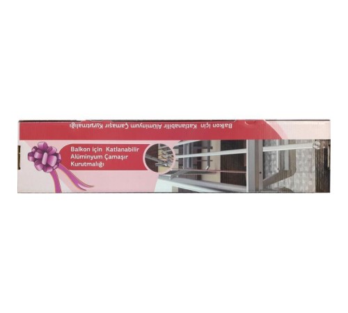 Koral Katlanabilir Balkon Çamaşır Kurutma Askılığı