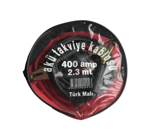 Akü Takviye Kablosu 400 Amper Çantalı