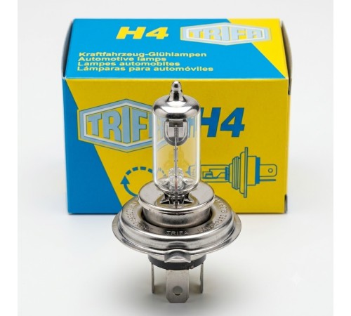 TRIFA H4 60/55 Watt 12V P43t Halojen Far Ampulü 1 Adet Sarı 016661