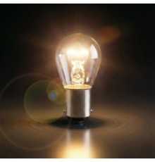 Osram BAZ15D/7225 21/4W 12V Çapraz Tırnak Fren ve Park Lambası Ampulü Çift Duy 1 Adet Gün Işığı