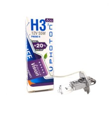 Photon H3 55 Watt 12V Dense Vision +%20 Fazla Işık Halojen Far Ampulü Sarı